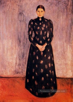  Munch Peintre - portrait de Inger Munch 1892 Edvard Munch